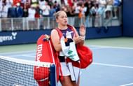Jelena Ostapenko pictured at the 2025 US Open | Image Source: Getty
